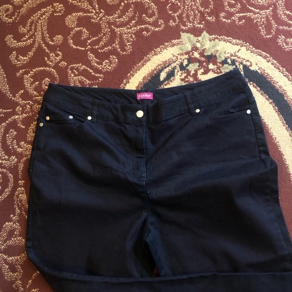 Together dark blue Straight Leg Jeans-size 18 38” round -worn once - Picture 2 of 9